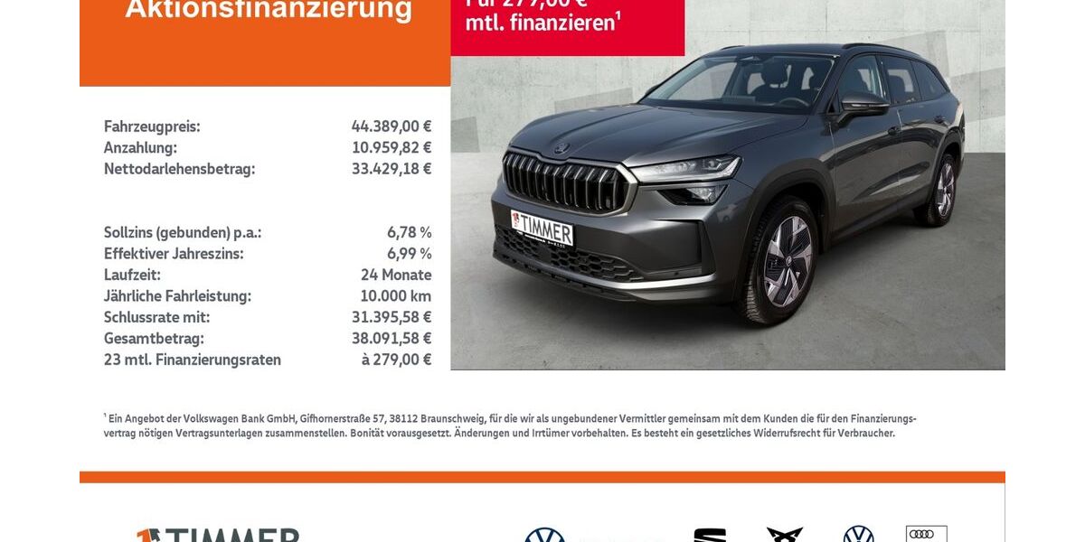 Skoda Kodiaq 19.337 km 44.389 &euro; Gronau 48599
