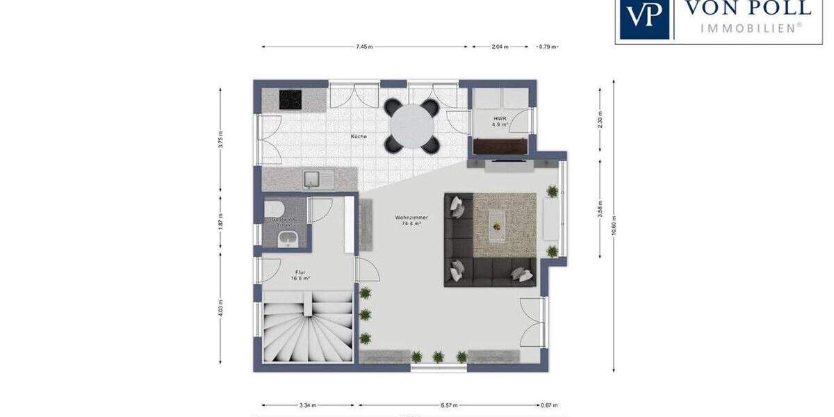 Einfamilienhaus Bad Bentheim Hagelshoek - 3 Zimmer, 111 m&sup2;, 325.000&euro; | Angebot:25862531