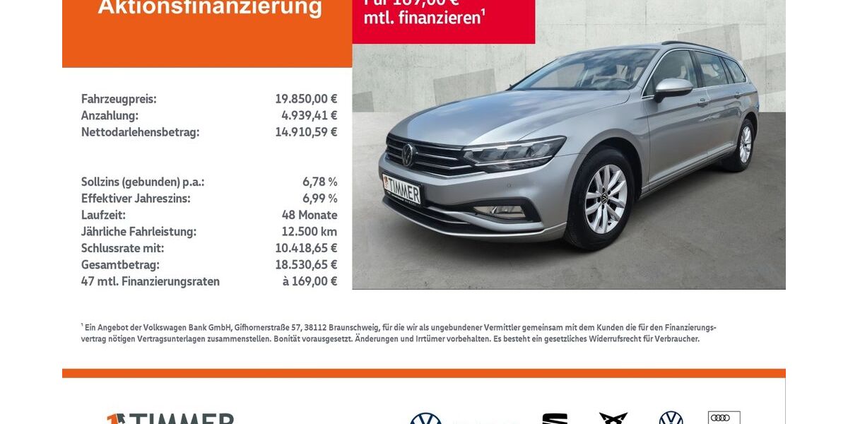VW Passat Variant 89.999 km 19.850 &euro; Gronau 48599