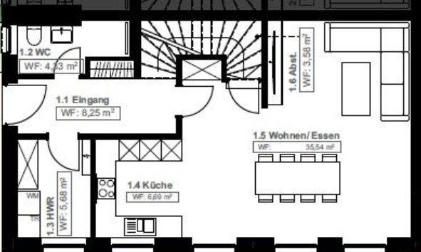 Etagenwohnung Lingen (Ems) Gauerbach - 5 Zimmer, 134 m&sup2;, 1.500&euro; | Angebot:27588837