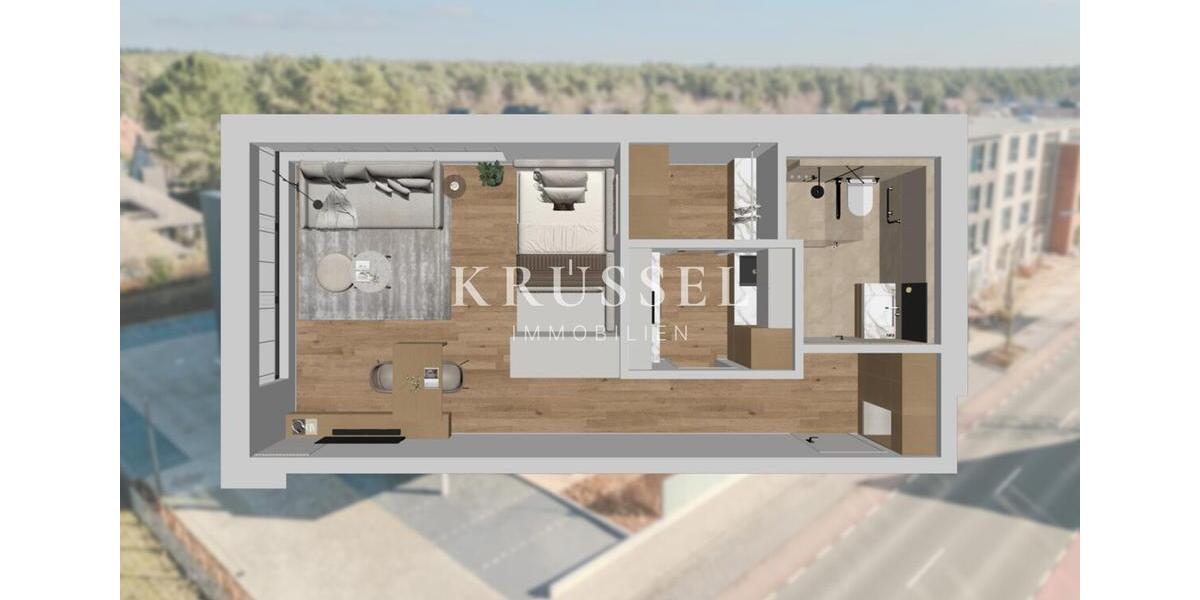 Erdgeschoßwohnung Lingen (Ems) Damaschke - 2 Zimmer, 69 m&sup2;, 950&euro; | Angebot:26004706