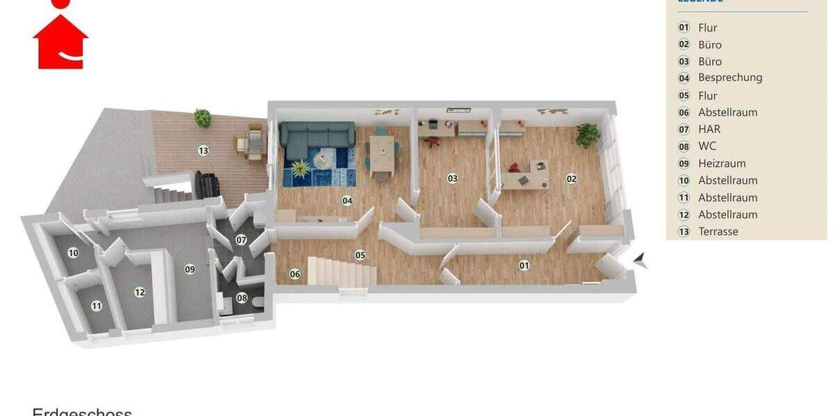 Einfamilienhaus Steinfurt Borghorst - 9 Zimmer, 339.000&euro; | Angebot:25771419