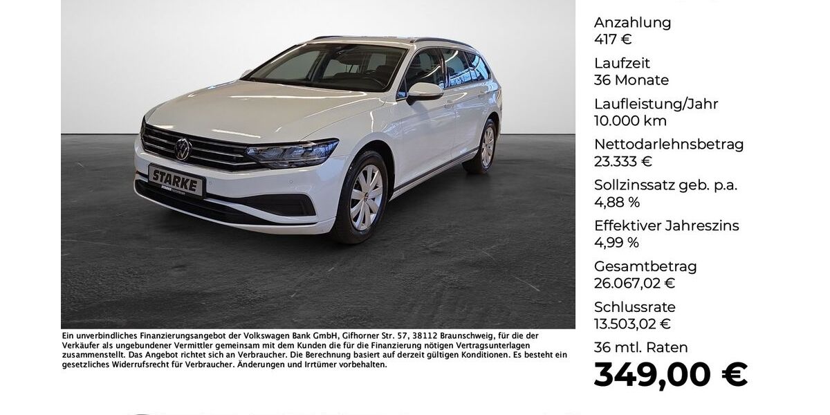 VW Passat Variant 34.333 km 23.750 &euro; Lengerich 49525
