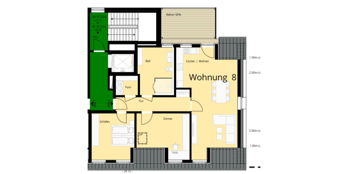 Einfamilienhaus Heek - 3 Zimmer, 100 m&sup2;, 1.200&euro; | Angebot:25538836