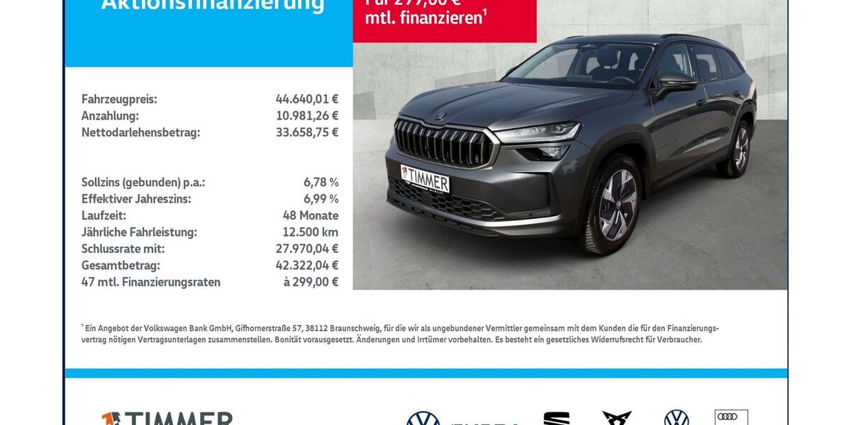 Skoda Kodiaq 19.337 km 44.389 &euro; Gronau 48599