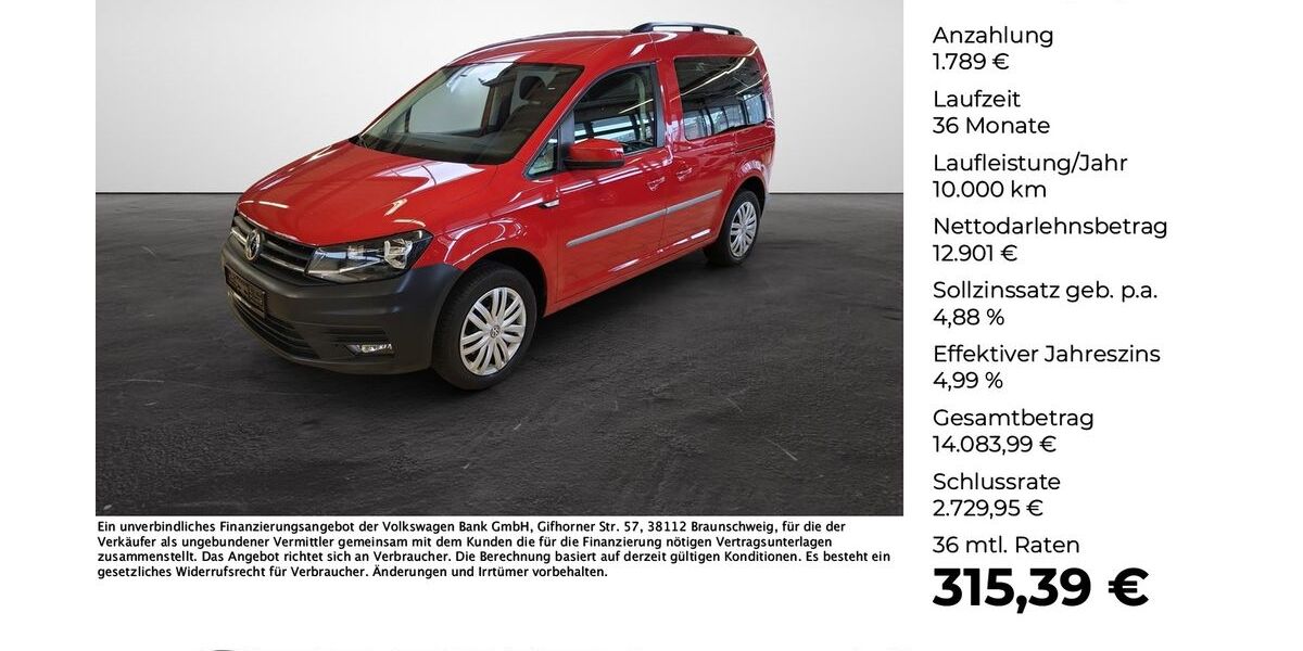 VW Caddy 141.230 km 14.690 &euro; Ibbenbüren 49477