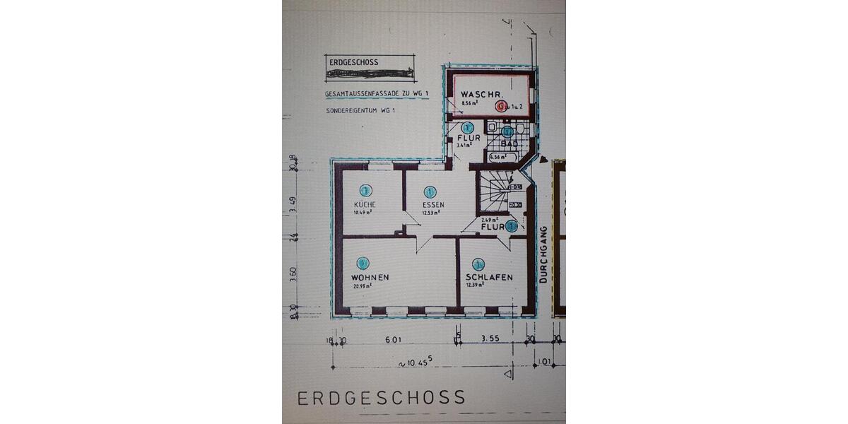 Erdgeschoßwohnung Rheine Altenrheine - 2 Zimmer, 70 m&sup2;, 1.000&euro; | Angebot:27586891
