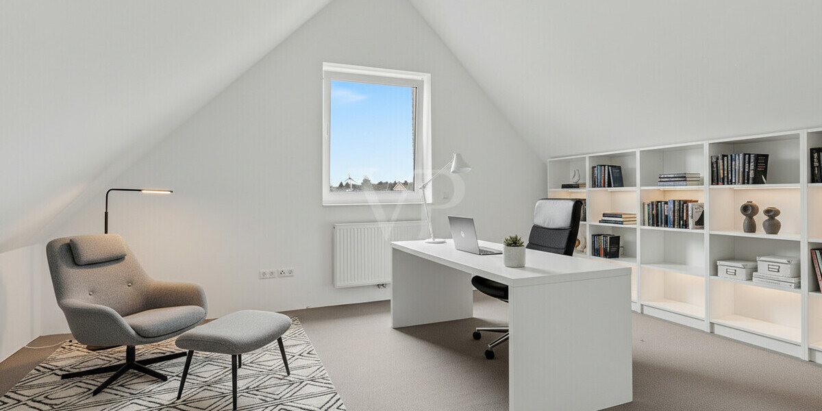 Modernes Familienglück: Energieeffiziente DHH mit PV, Wärmepumpe & Nebenkosten nur ca. 100 EUR mtl. - Doppelhaushälfte Neuenkirchen Neuenkirchen | Angebot:25008574