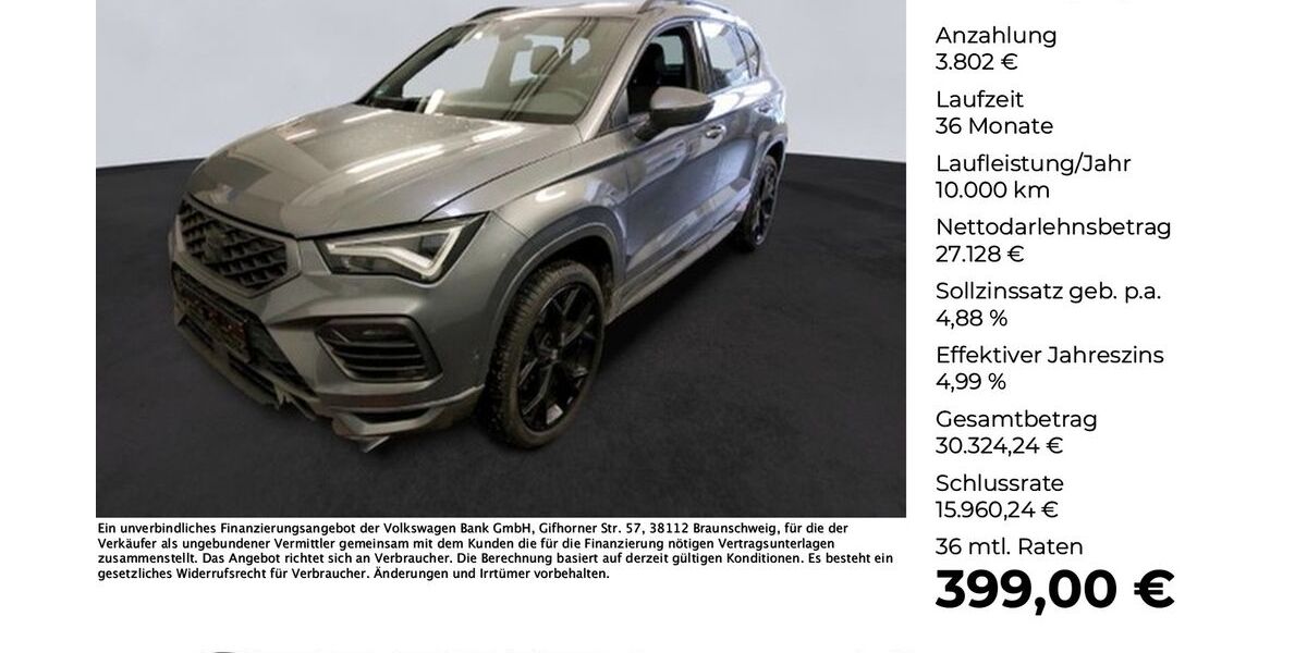 Seat Ateca 18.577 km 30.930 &euro; Ibbenbüren 49477