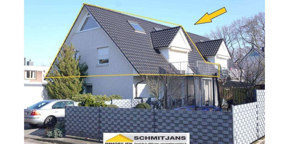 Etagenwohnung Lingen (Ems) Lingen - 3 Zimmer, 95 m&sup2;, 790&euro; | Angebot:25661215