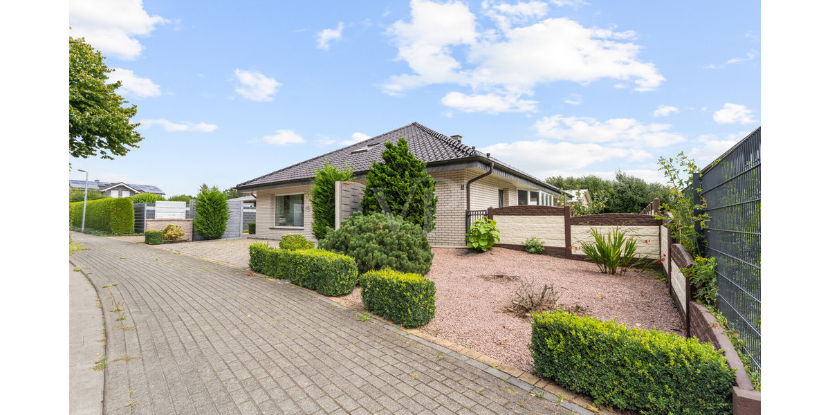 Rarität für Selbstständige! Junge Betriebs- und Wohnimmobilie mit Lagerhalle - Bungalow Mettingen Mettingen | Angebot:22979014