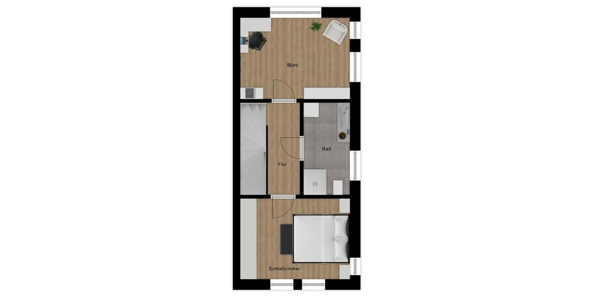 Reihenhaus Bad Bentheim - 3 Zimmer, 96 m&sup2;, 1.150&euro; | Angebot:25866626