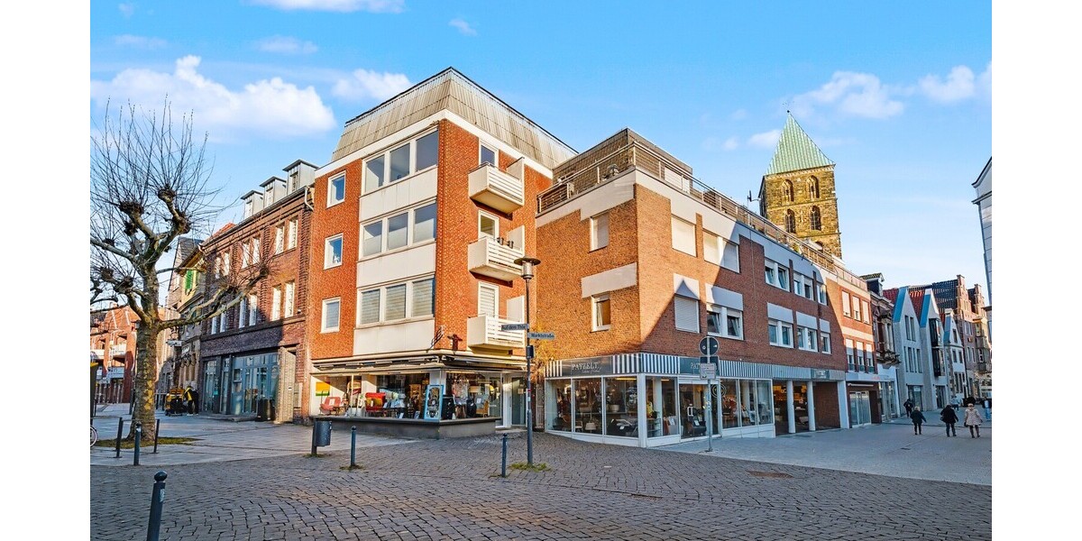 Innenstadtlage – vollvermietetes Wohn- & Geschäftshaus mit solider Rendite und Entwicklungspotenzial - Wohn- & Geschäftshaus Rheine Rheine | Angebot:25218842