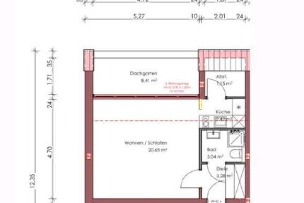 Wohnung Gronau (Westfahlen) - 1 Zimmer, 31 m&sup2;, 305&euro; | Angebot:25974921