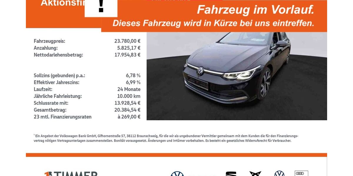 VW Golf 56.769 km 23.780 &euro; Rheine 48432