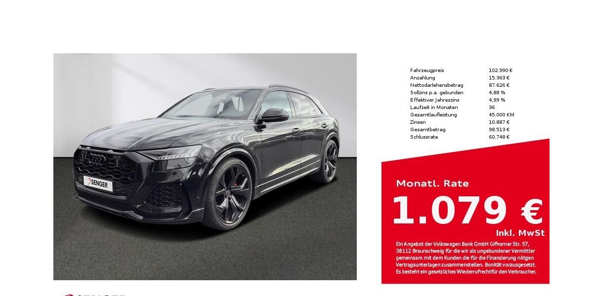 Audi RSQ8 60.454 km 102.990 &euro; Lingen 49809