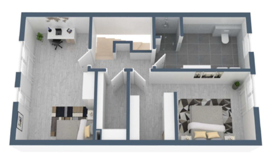 Etagenwohnung Lingen (Ems) Damaschke - 3 Zimmer, 120 m&sup2;, 1.320&euro; | Angebot:25922645