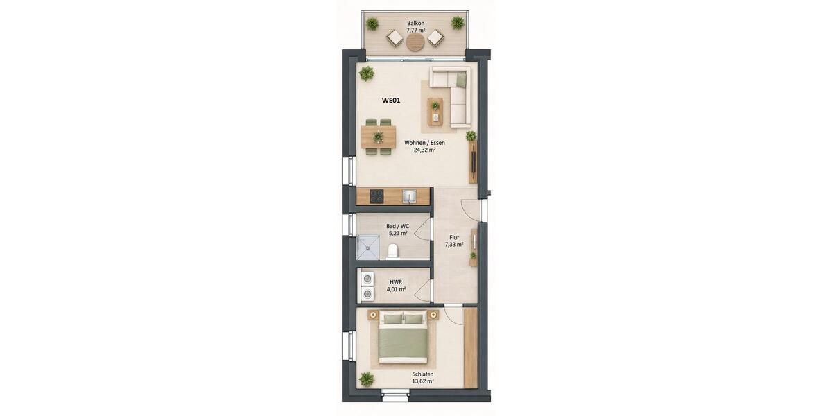 Etagenwohnung Steinfurt - 3.5 Zimmer, 88 m&sup2;, 1.230&euro; | Angebot:27570461