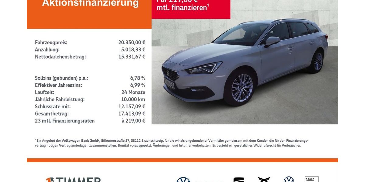 Seat Leon 92.554 km 20.350 &euro; Lingen 49808