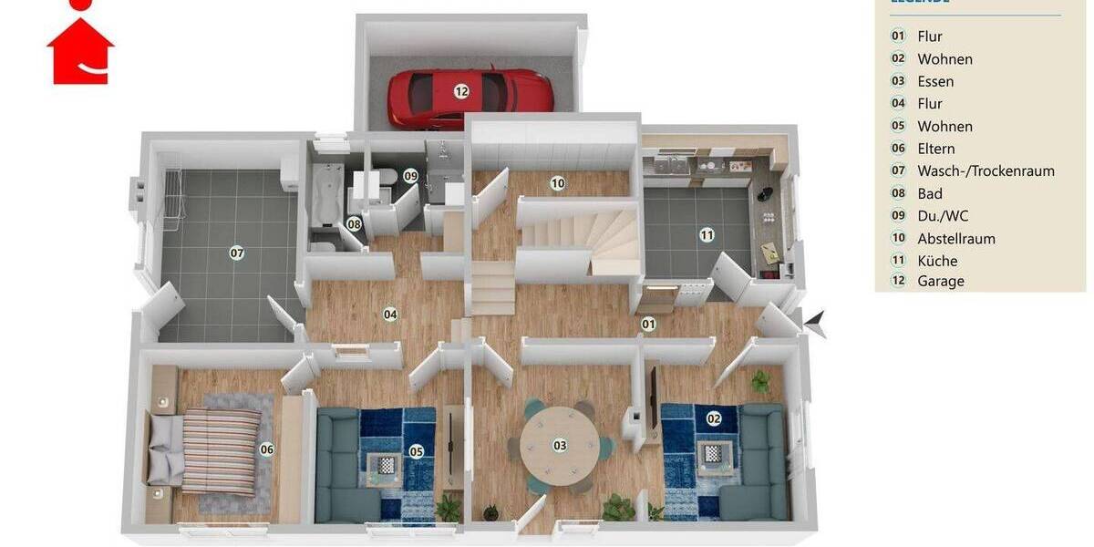 Einfamilienhaus Nordwalde - 6 Zimmer, 146 m&sup2;, 231.000&euro; | Angebot:26015870