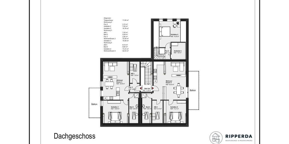 Etagenwohnung Lingen (Ems) - 1 Zimmer, 80 m&sup2;, 780&euro; | Angebot:25921419