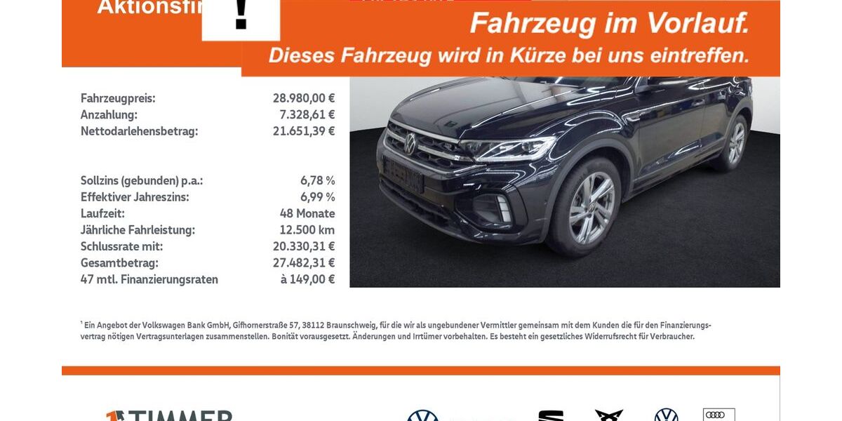 VW T-Roc 24.885 km 28.888 &euro; Rheine 48432