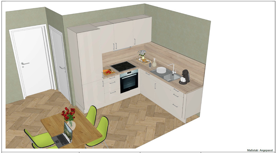 Etagenwohnung Bad Bentheim - 2 Zimmer, 60 m&sup2;, 765&euro; | Angebot:26561463