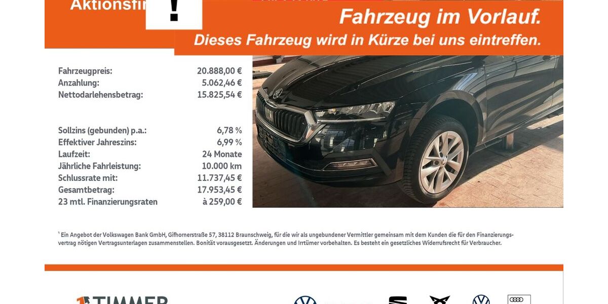 Skoda Octavia 95.586 km 20.888 &euro; Rheine 48432