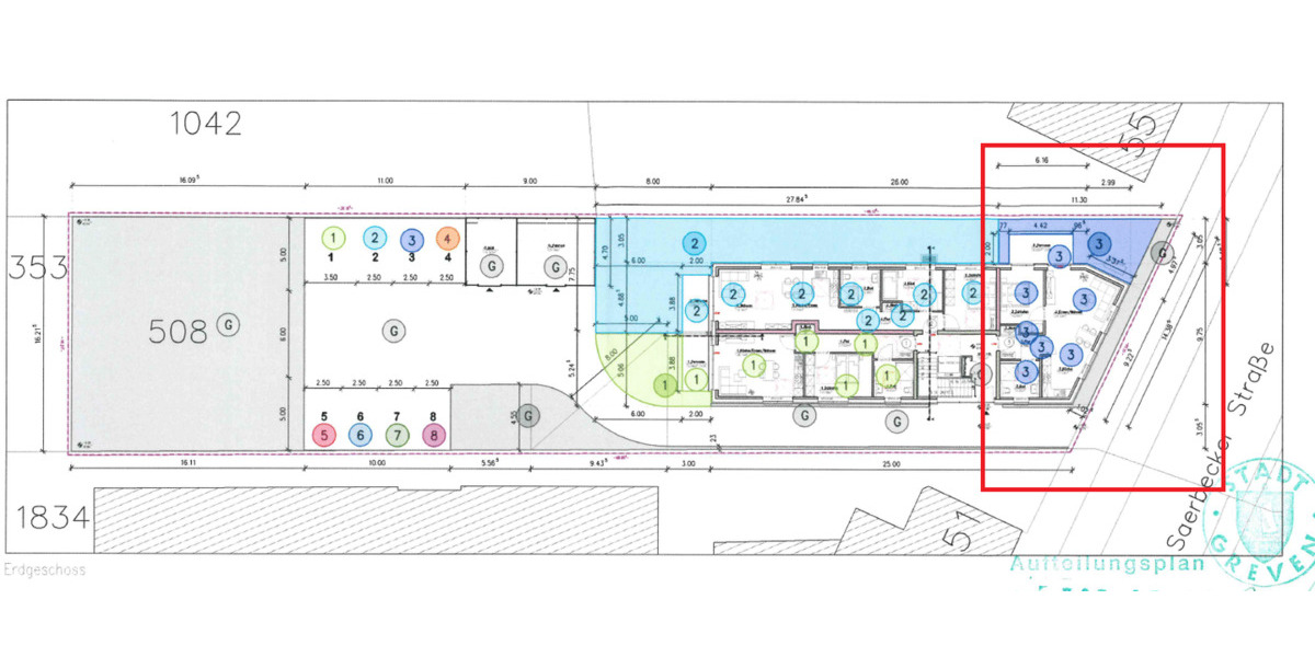 Etagenwohnung Greven - 2 Zimmer, 60 m&sup2;, 309.000&euro; | Angebot:26703220