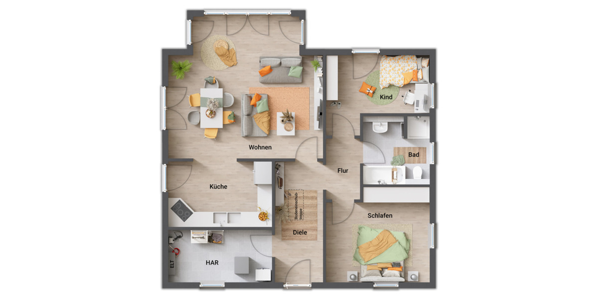 Mehrfamilienhaus, Wohnhaus Altenberge - 3 Zimmer, 92 m&sup2;, 227.950&euro; | Angebot:25681221