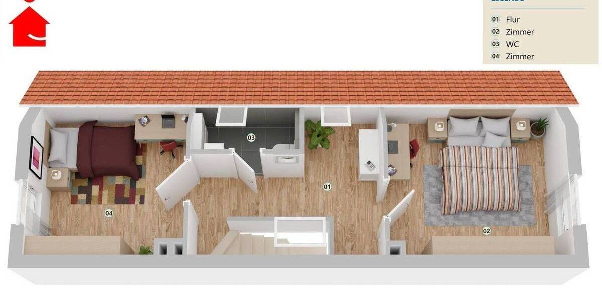 Doppelhaushälfte Emsdetten - 3 Zimmer, 78 m&sup2;, 179.000&euro; | Angebot:25996657