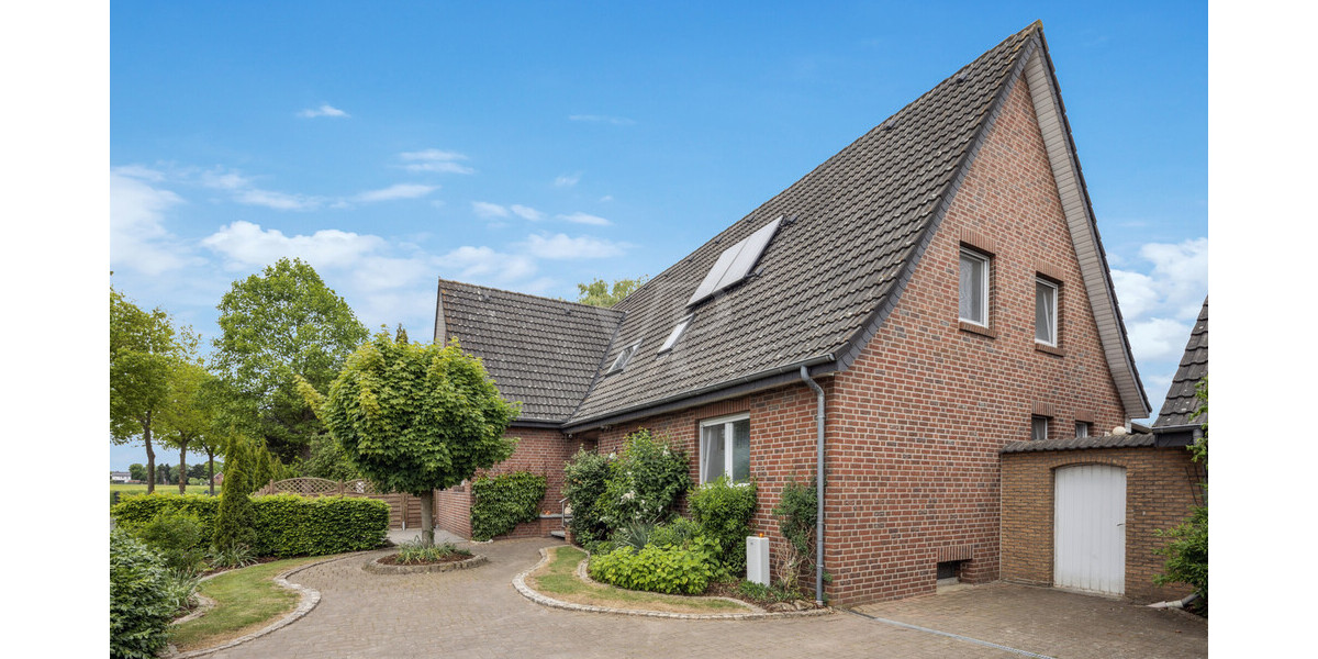 Luxus im Grünen: Traumgarten trifft Top-Invest – Selbsttragendes Refugium im Außenbereich - Zweifamilienhaus Hörstel Hörstel | Angebot:25172471