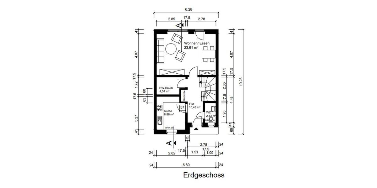 Reihenmittelhaus Hörstel-Riesenbeck Riesenbeck - 9 Zimmer, 232 m&sup2;, 409.000&euro; | Angebot:26196807
