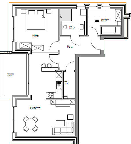 Etagenwohnung Rheine - 3 Zimmer, 87 m&sup2;, 1.180&euro; | Angebot:25996845