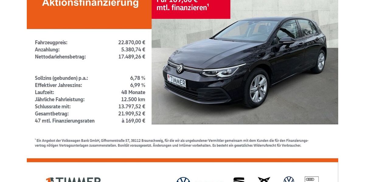 VW Golf 47.747 km 22.870 &euro; Rheine 48432