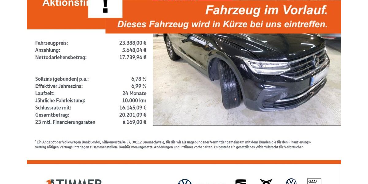 VW Tiguan 56.559 km 23.388 &euro; Rheine 48432
