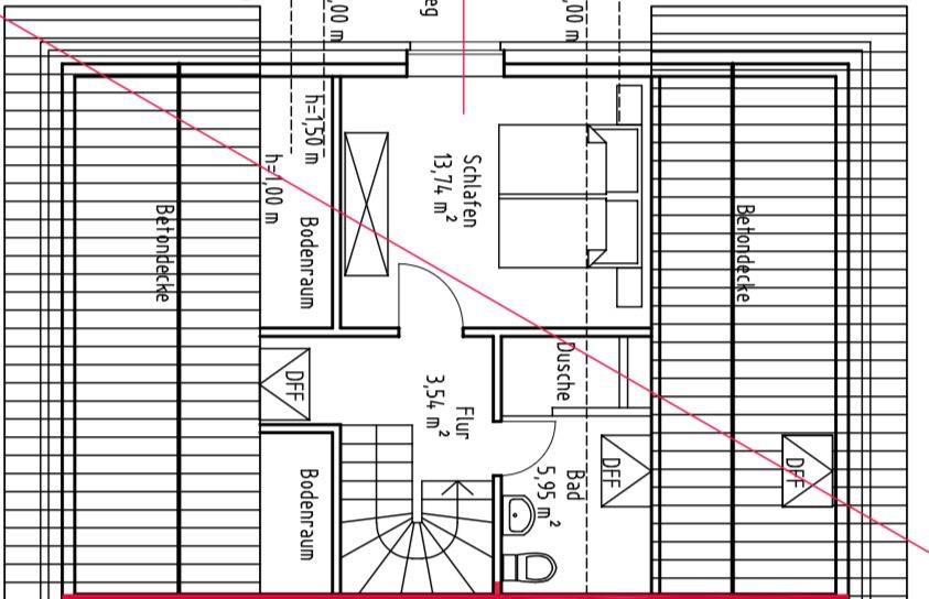 Etagenwohnung Heek - 4 Zimmer, 80 m&sup2;, 1.050&euro; | Angebot:27540801