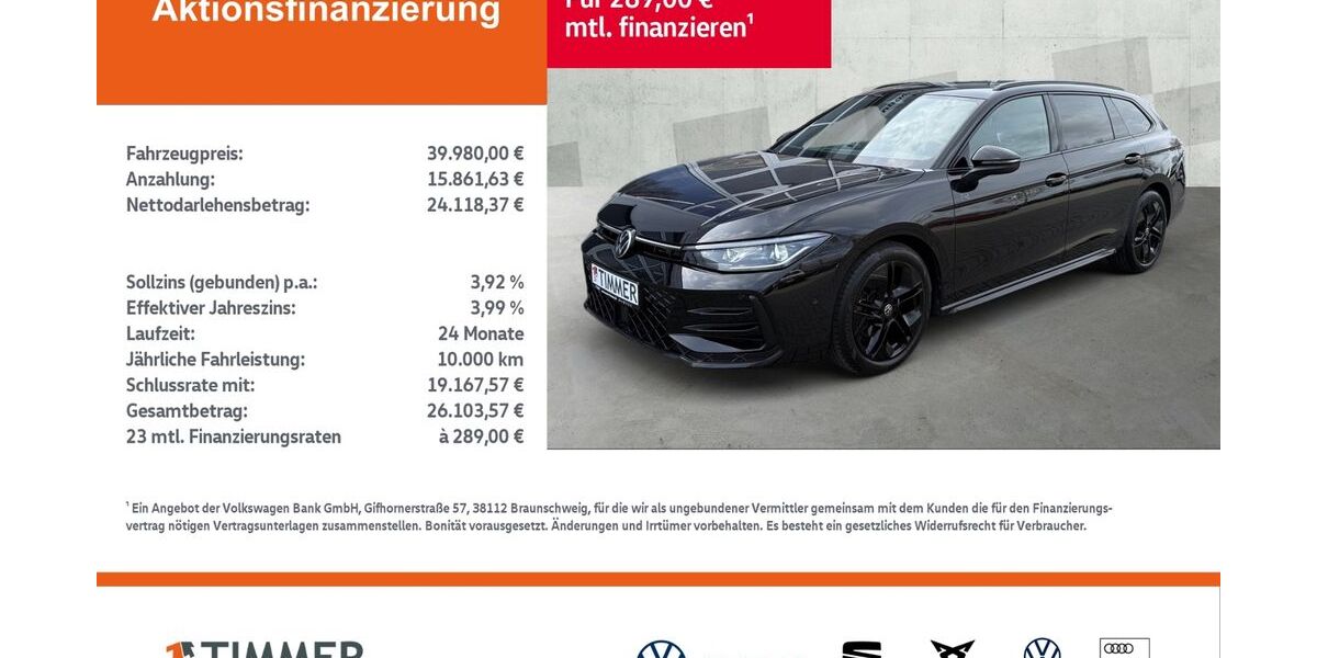 VW Passat Variant 40.257 km 39.980 &euro; Rheine 48432