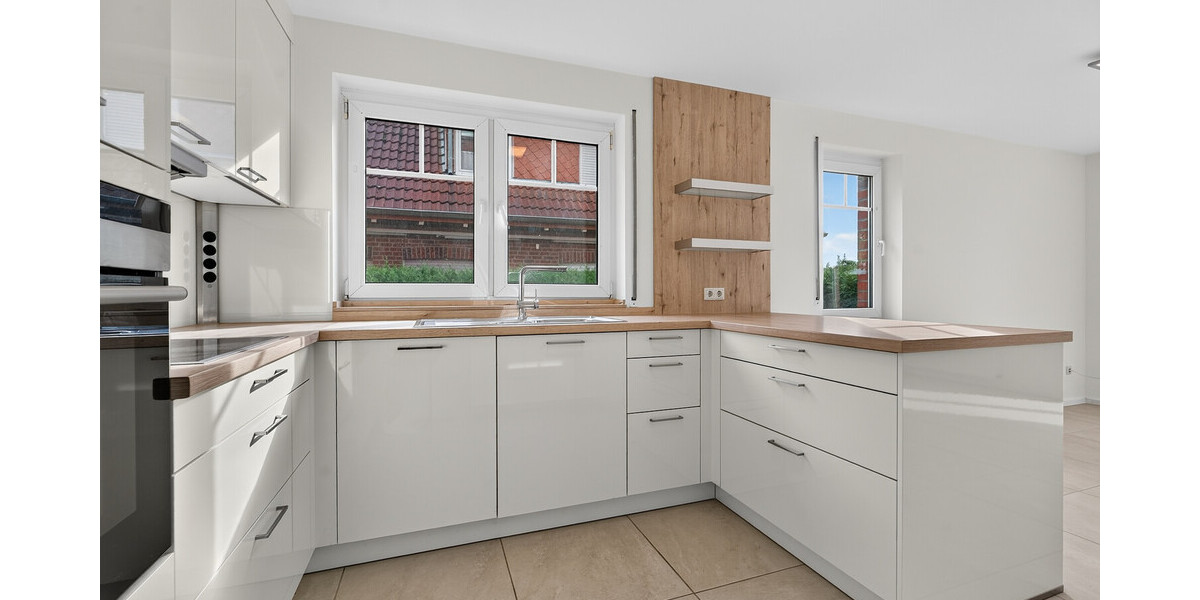 Bezugsfreie 2-Zimmer-Erdgeschosswohnung mit über 30 m² Terrasse und neuwertiger Küche in Rheine - Erdgeschoßwohnung Rheine Rheine | Angebot:27733108