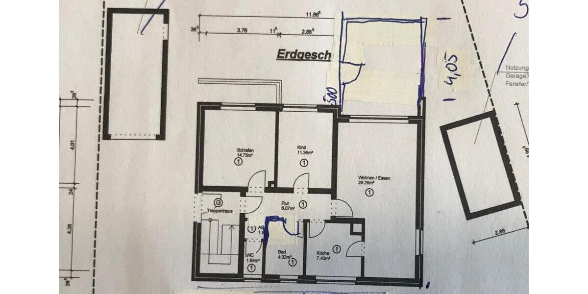 Erdgeschoßwohnung Ibbenbüren Bockraden - 3 Zimmer, 76 m&sup2;, 950&euro; | Angebot:27621898