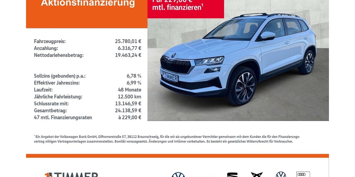 Skoda Karoq 69.613 km 25.780 &euro; Rheine 48432