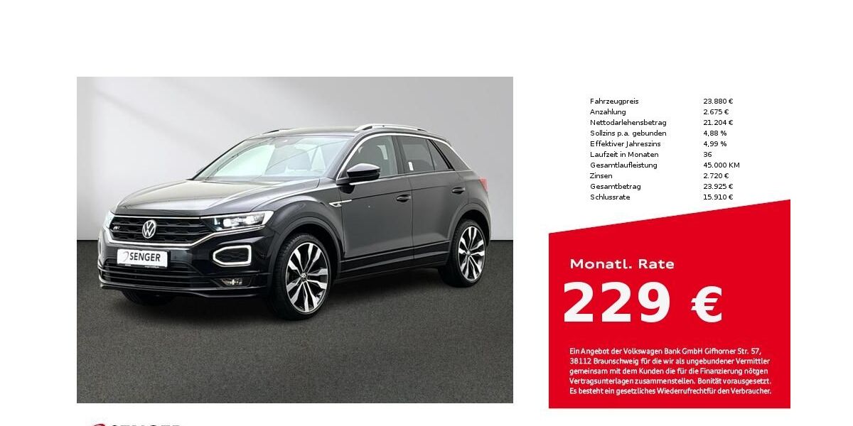VW T-Roc 37.370 km 23.480 &euro; Lingen 49809