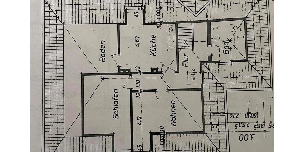Dachgeschoßwohnung Ibbenbüren Bockraden - 2 Zimmer, 61 m&sup2;, 550&euro; | Angebot:25635951