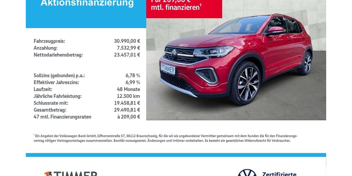 VW T-Cross 17.999 km 30.990 &euro; Lingen 49808