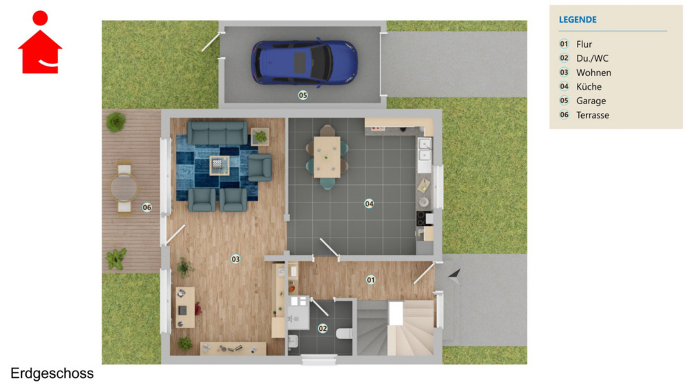 Einfamilienhaus Altenberge - 3 Zimmer, 107 m&sup2;, 295.000&euro; | Angebot:25909692