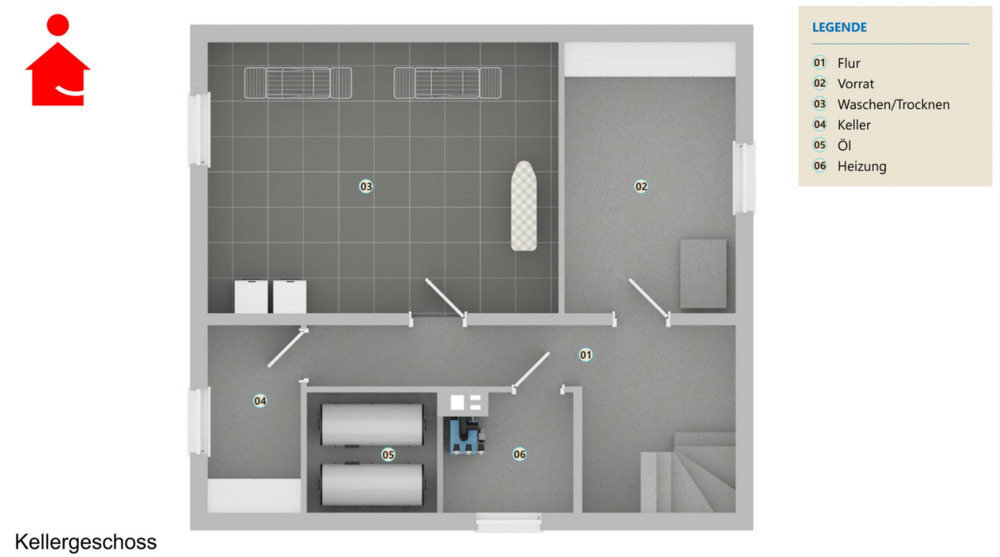 Einfamilienhaus Altenberge - 3 Zimmer, 107 m&sup2;, 295.000&euro; | Angebot:25909692