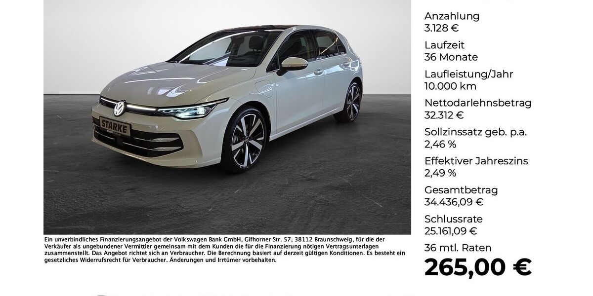 VW Golf 8.055 km 35.440 &euro; Ibbenbüren 49477