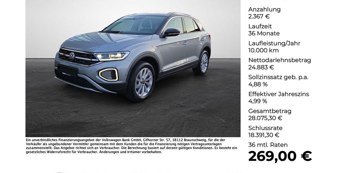 VW T-Roc 18.866 km 27.250 &euro; Lengerich 49525