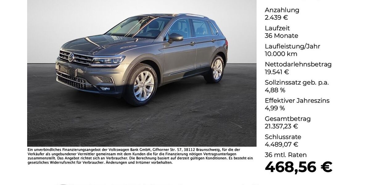 VW Tiguan 126.155 km 21.350 &euro; Lengerich 49525