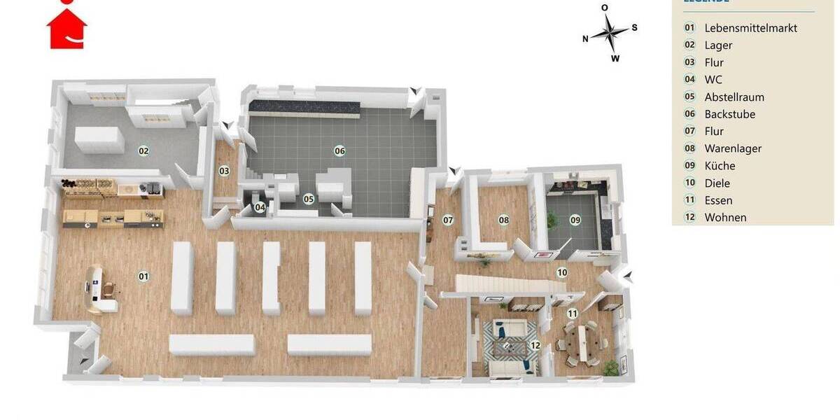 Mehrfamilienhaus, Wohnhaus Hörstel - 1 Zimmer, 320 m&sup2;, 265.000&euro; | Angebot:26672758